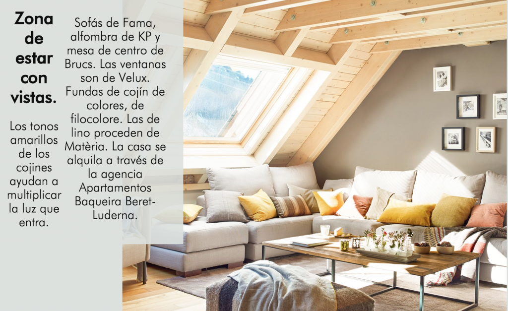 Casas y apartamentos de revista.